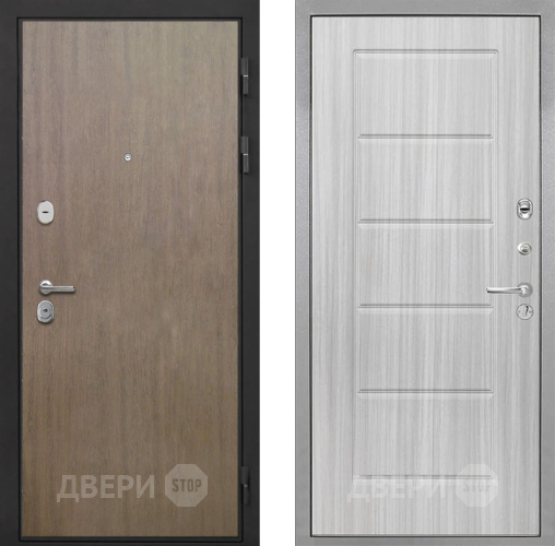 Входная металлическая Дверь Интекрон (INTECRON) Гектор Венге Коричневый ФЛ-39 Сандал белый в Можайске