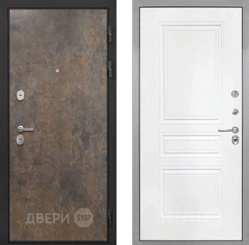 Дверь Интекрон (INTECRON) Гектор Гранж ФЛ-243 Белый матовый в Можайске