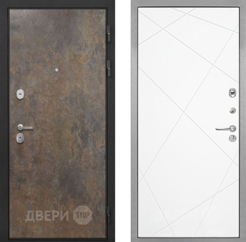 Входная металлическая Дверь Интекрон (INTECRON) Гектор Гранж Лучи-М Софт милк в Можайске
