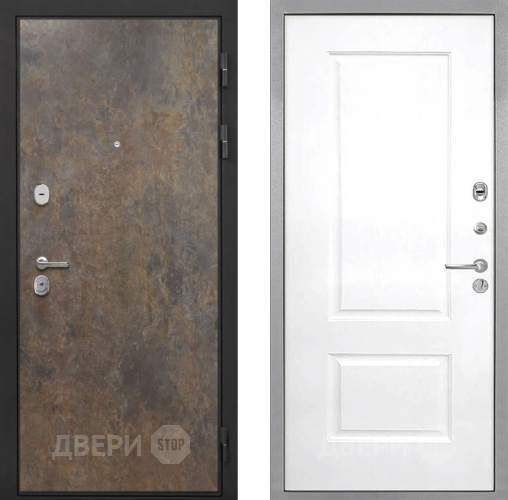 Входная металлическая Дверь Интекрон (INTECRON) Гектор Гранж Альба Роял Вуд белый в Можайске