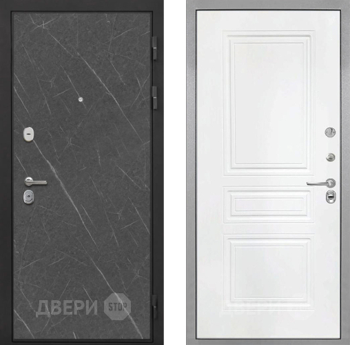 Дверь Интекрон (INTECRON) Гектор Гранит Лава Оникс ФЛ-243 Белый матовый в Можайске