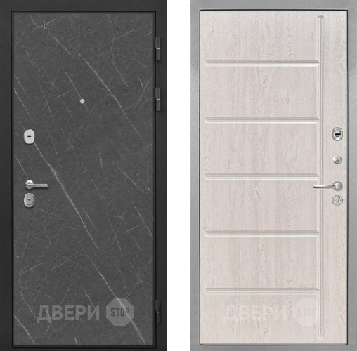 Входная металлическая Дверь Интекрон (INTECRON) Гектор Гранит Лава Оникс ФЛ-102 Сосна белая в Можайске