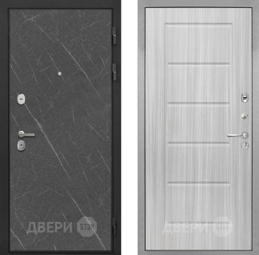 Входная металлическая Дверь Интекрон (INTECRON) Гектор Гранит Лава Оникс ФЛ-39 Сандал белый в Можайске