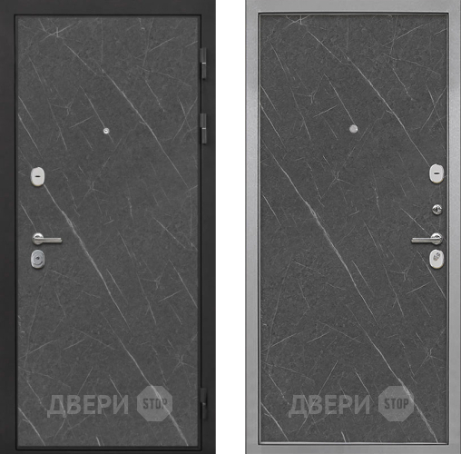 Входная металлическая Дверь Интекрон (INTECRON) Гектор Гранит Лава Оникс Гладкая Гранит лава оникс в Можайске