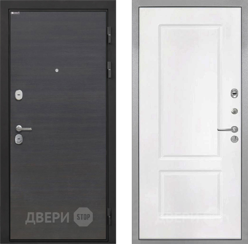 Входная металлическая Дверь Интекрон (INTECRON) Гектор Эковенге КВ-2 Белый матовый в Можайске