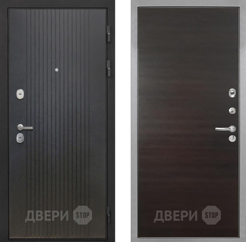 Входная металлическая Дверь Интекрон (INTECRON) Гектор ФЛ-295 Гладкая Эковенге поперечный в Можайске