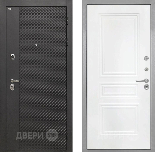 Дверь Интекрон (INTECRON) Олимпия Black 4К ФЛ-243 Белый матовый в Можайске