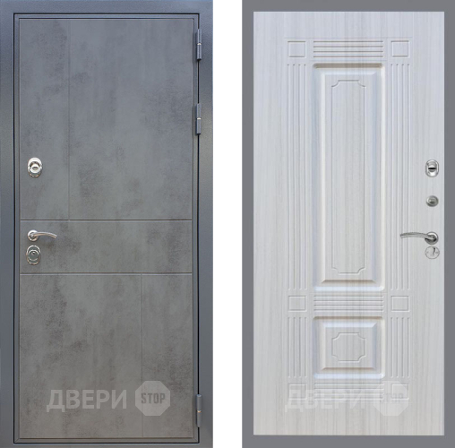 Входная металлическая Дверь Рекс (REX) ФЛ-290 FL-2 Сандал белый в Можайске