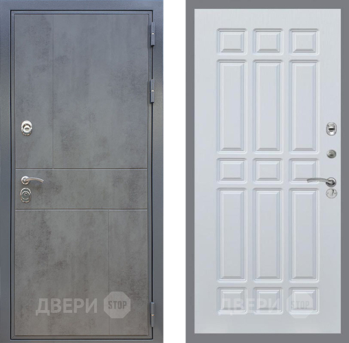 Дверь Рекс (REX) ФЛ-290 FL-33 Белый ясень в Можайске