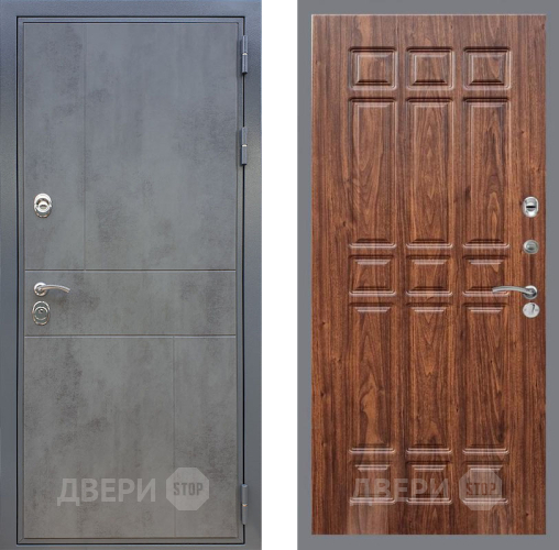 Дверь Рекс (REX) ФЛ-290 FL-33 орех тисненый в Можайске