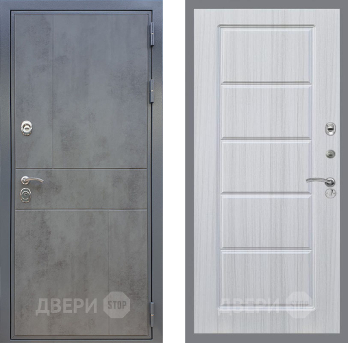 Входная металлическая Дверь Рекс (REX) ФЛ-290 FL-39 Сандал белый в Можайске
