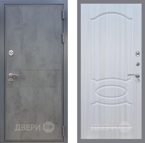Входная металлическая Дверь Рекс (REX) ФЛ-290 FL-128 Сандал белый в Можайске