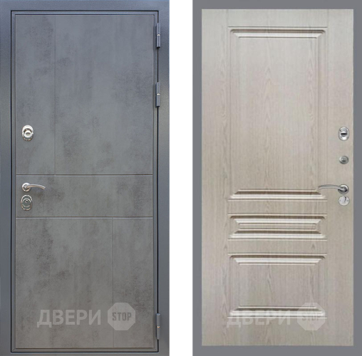 Входная металлическая Дверь Рекс (REX) ФЛ-290 FL-243 Беленый дуб в Можайске