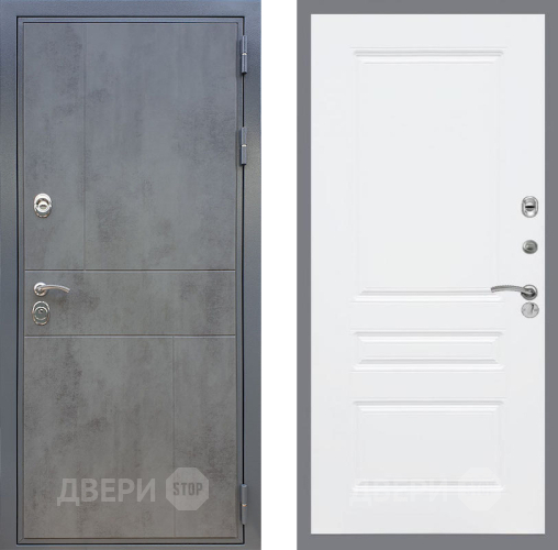 Входная металлическая Дверь Рекс (REX) ФЛ-290 FL-243 Силк Сноу в Можайске