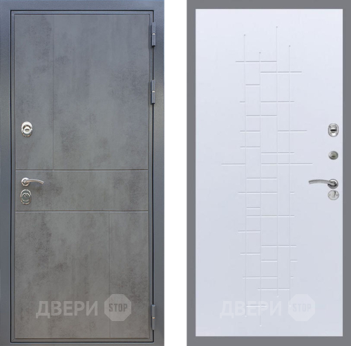 Входная металлическая Дверь Рекс (REX) ФЛ-290 FL-289 Белый ясень в Можайске