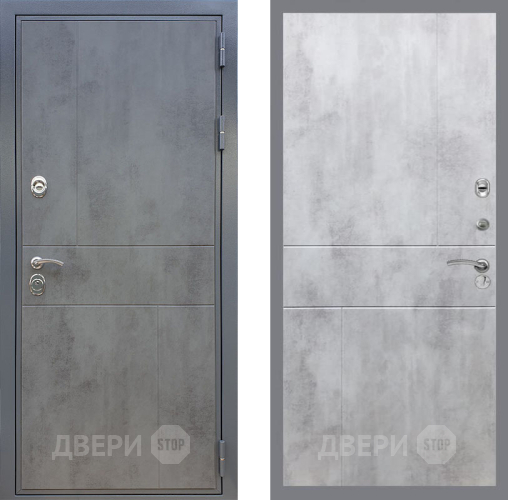 Входная металлическая Дверь Рекс (REX) ФЛ-290 FL-290 Бетон светлый в Можайске