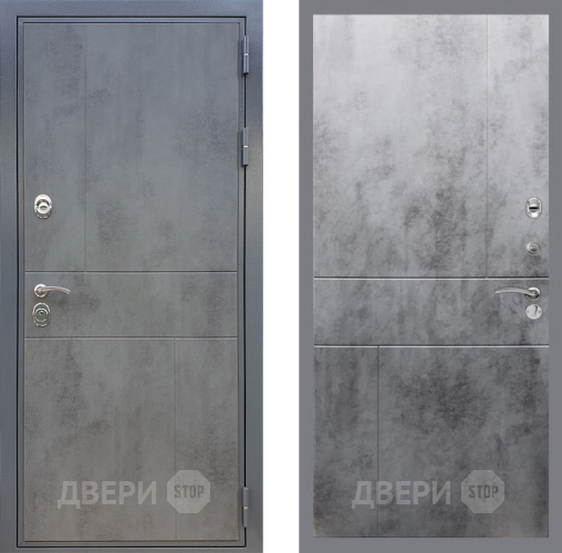 Входная металлическая Дверь Рекс (REX) ФЛ-290 FL-290 Бетон темный в Можайске
