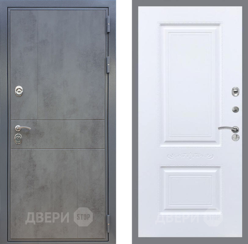 Входная металлическая Дверь Рекс (REX) ФЛ-290 Смальта Силк Сноу в Можайске
