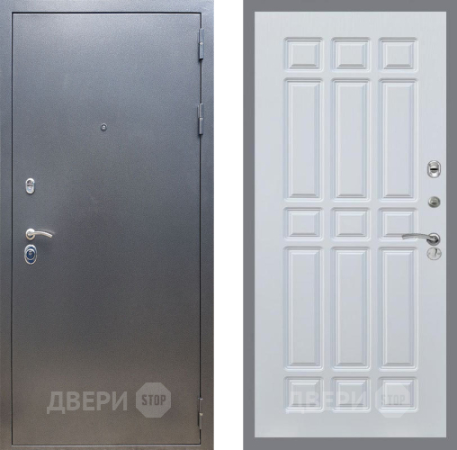 Входная металлическая Дверь Рекс (REX) 11 FL-33 Белый ясень в Можайске