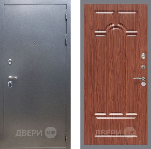 Входная металлическая Дверь Рекс (REX) 11 FL-58 орех тисненый в Можайске