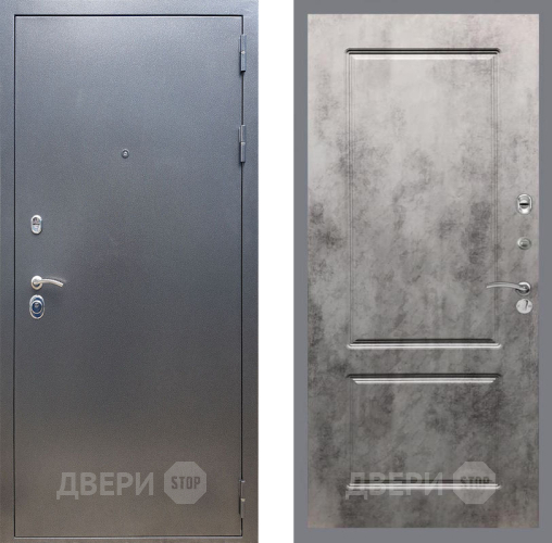Входная металлическая Дверь Рекс (REX) 11 FL-117 Бетон темный в Можайске
