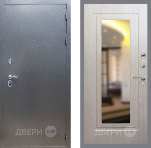 Входная металлическая Дверь Рекс (REX) 11 FLZ-120 Беленый дуб в Можайске