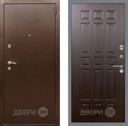 Входная металлическая Дверь Рекс (REX) 1А Медный Антик FL-33 Венге в Можайске