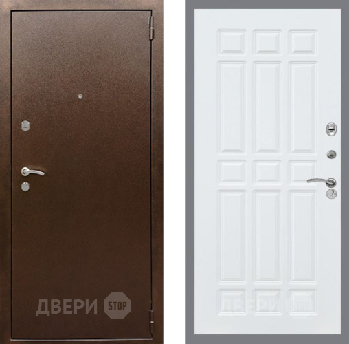 Дверь Рекс (REX) 1А Медный Антик FL-33 Силк Сноу в Можайске
