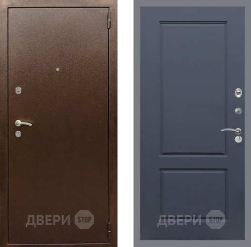 Входная металлическая Дверь Рекс (REX) 1А Медный Антик FL-117 Силк титан в Можайске
