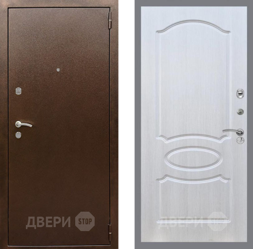 Дверь Рекс (REX) 1А Медный Антик FL-128 Лиственница беж в Можайске