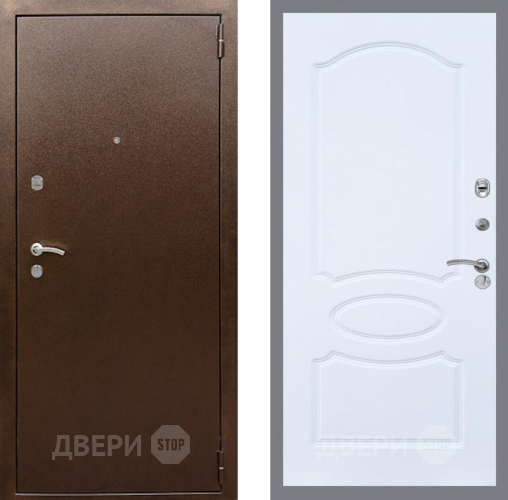 Дверь Рекс (REX) 1А Медный Антик FL-128 Силк Сноу в Можайске