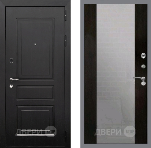 Входная металлическая Дверь Рекс (REX) 6 Венге СБ-16 Зеркало Венге в Можайске