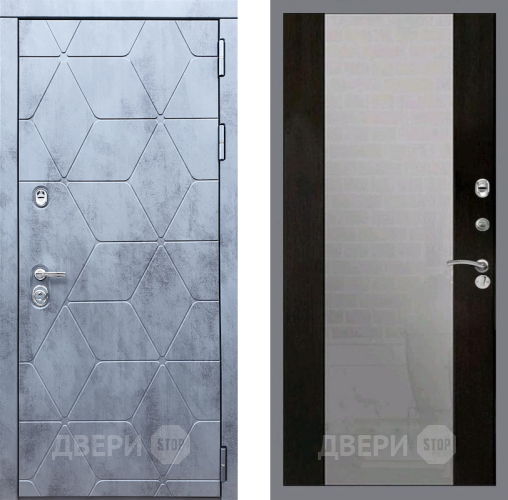 Входная металлическая Дверь Рекс (REX) 28 СБ-16 Зеркало Венге в Можайске