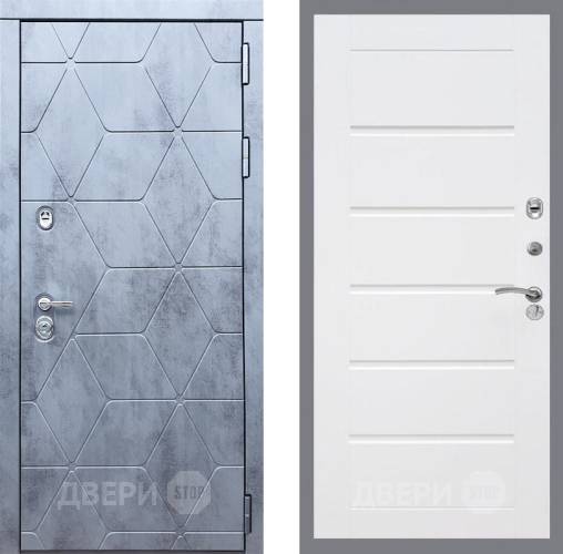 Входная металлическая Дверь Рекс (REX) 28 Сити Белый ясень в Можайске