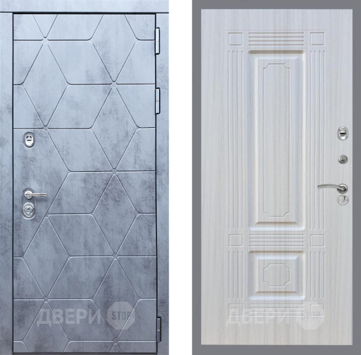 Входная металлическая Дверь Рекс (REX) 28 FL-2 Сандал белый в Можайске