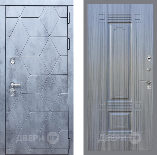 Входная металлическая Дверь Рекс (REX) 28 FL-2 Сандал грей в Можайске