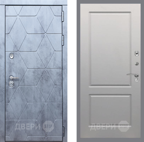 Входная металлическая Дверь Рекс (REX) 28 FL-117 Грей софт в Можайске