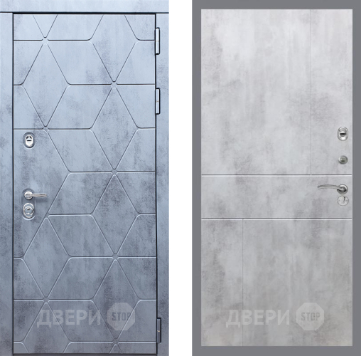 Входная металлическая Дверь Рекс (REX) 28 FL-290 Бетон светлый в Можайске