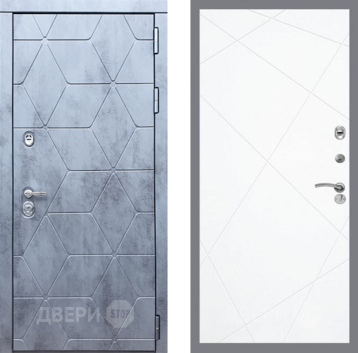 Входная металлическая Дверь Рекс (REX) 28 FL-291 Силк Сноу в Можайске