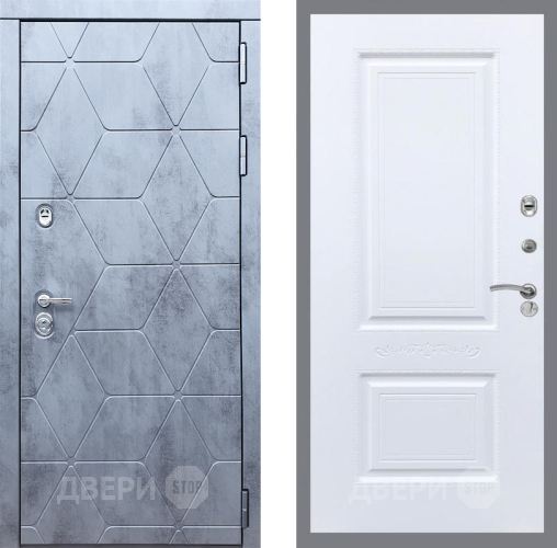 Входная металлическая Дверь Рекс (REX) 28 Смальта Силк Сноу в Можайске