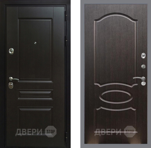 Входная металлическая Дверь Рекс (REX) Премиум-Н FL-128 Венге светлый в Можайске