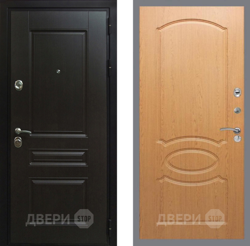 Входная металлическая Дверь Рекс (REX) Премиум-Н FL-128 Дуб в Можайске