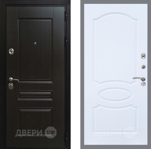 Дверь Рекс (REX) Премиум-Н FL-128 Силк Сноу в Можайске