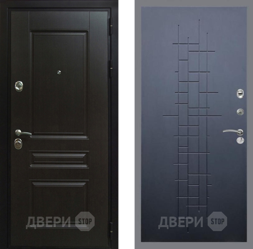Входная металлическая Дверь Рекс (REX) Премиум-Н FL-289 Ясень черный в Можайске