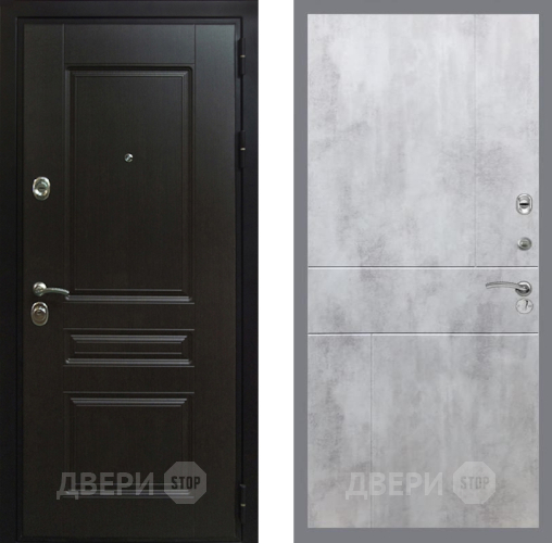 Входная металлическая Дверь Рекс (REX) Премиум-Н FL-290 Бетон светлый в Можайске