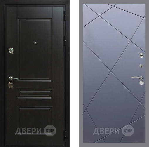 Входная металлическая Дверь Рекс (REX) Премиум-Н FL-291 Силк титан в Можайске