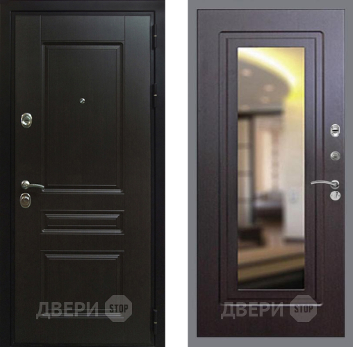 Входная металлическая Дверь Рекс (REX) Премиум-Н FLZ-120 Венге в Можайске