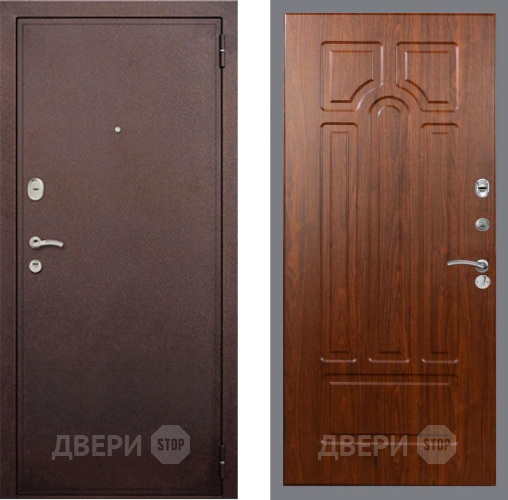 Входная металлическая Дверь Рекс (REX) 2 Медный Антик FL-58 Морёная берёза в Можайске