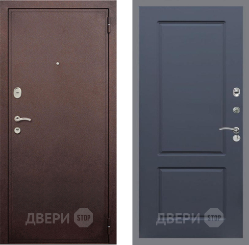Входная металлическая Дверь Рекс (REX) 2 Медный Антик FL-117 Силк титан в Можайске