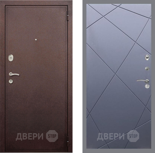 Входная металлическая Дверь Рекс (REX) 2 Медный Антик FL-291 Силк титан в Можайске